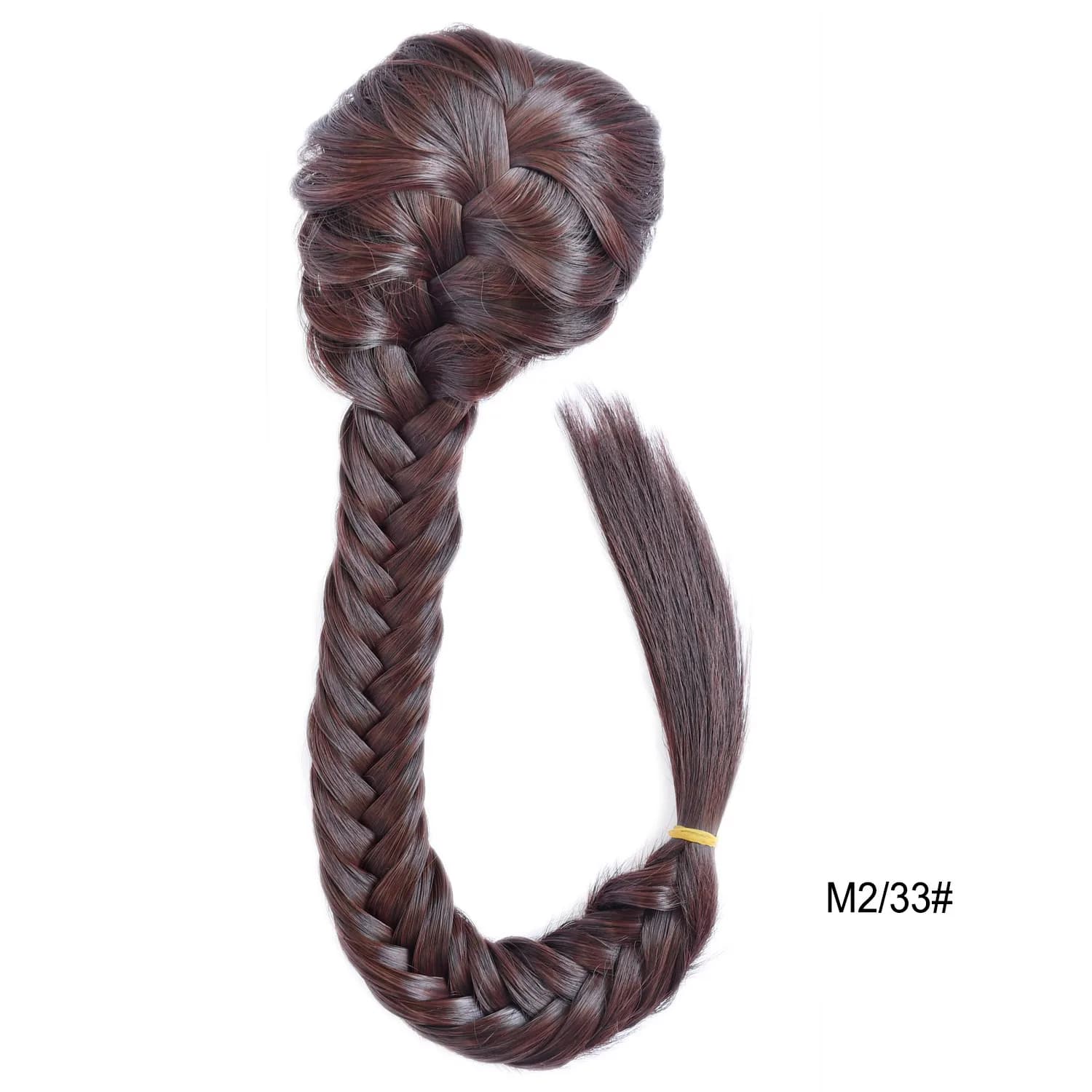 coiffure chignon avec tresse